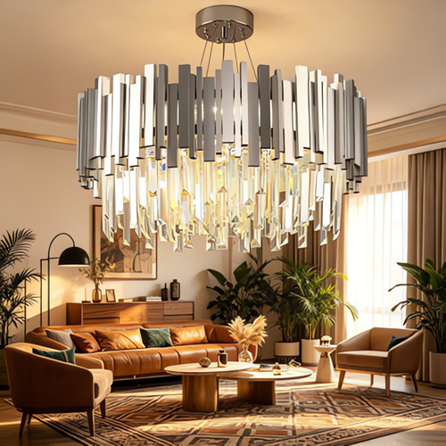 Crystal pendant light - crystal, kitchen