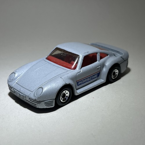 Vintage matchbox 1986 - vintage, porsche