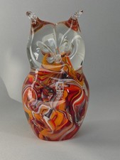 Mdina Glass Owl Sculpture