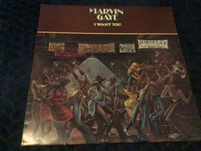 Marvin Gaye I want you vinyl LP record.