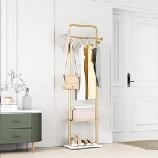 Elegant Gold Pole Clothes Rail