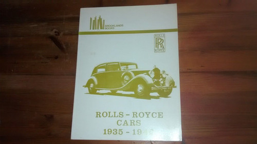 Brooklands books rolls - brooklands, royce