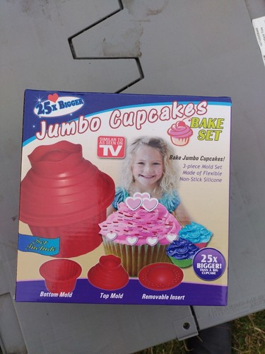 Make jumbo cupcakes baking - , set