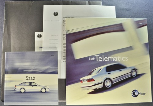 2001 saab brochure - brochure, +letter-env