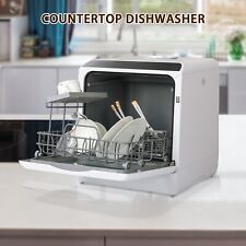 5L Mini Dishwasher Tabletop 6 Program Kitchen Countertop Dish Cleaner Touch