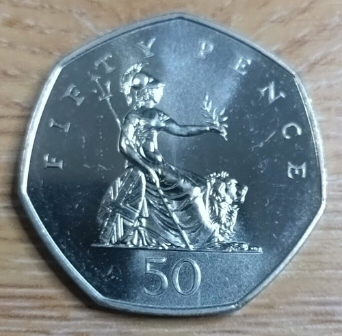 Large decimal 50p - decimal, fifty