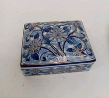 Beautiful VTG Blue,White gold