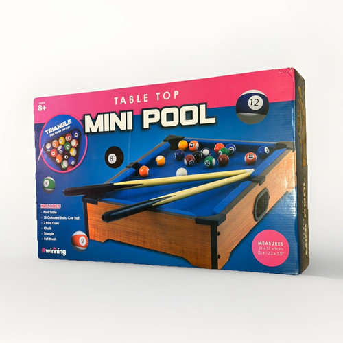 Table top mini pool game - table,