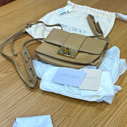 Jimmy choo beige leather - jimmy,