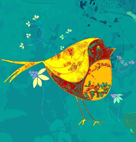 Little bird drawing wildlife - bird,