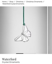 Waterford Origami Butterfly