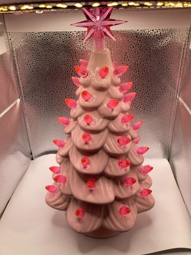 Large pink ceramic - large, tree
