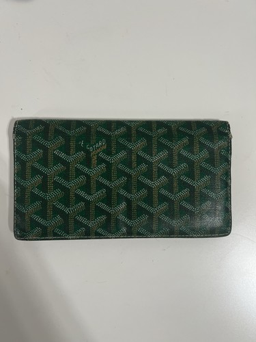 Goyard green richelieu coated - green,