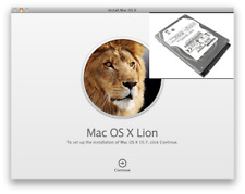 APPLE 120GB 2.5 SATA HARD DISK DRIVE MACBOOK PRO MAC 2006 2007 2008 + OS X LION