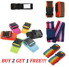 Adjustable Strong Extra Safety Travel Suitcase Luggage Baggage Straps Tie Belt