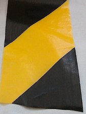 Warning Zebra Barrier Tape Boundary Hazard Non Adhesive Yellow Black 25M 70mm 
