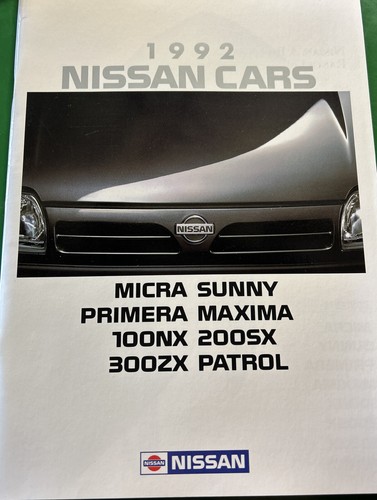 The nissan 1992 - range, genuine
