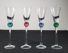 Cordial Glasses Colored