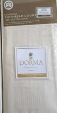 DORMA Single Ivory 350tc Valance  NWT.  Rrp. £24  90x190x39cm
