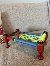 VTG Handmade Wood Mini Charpai