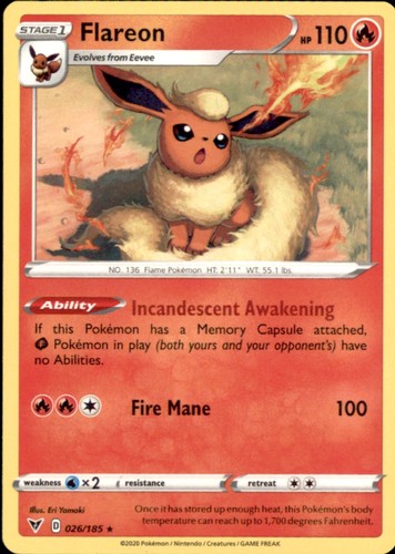 Pokemon swsh04 flareon - swsh04, |