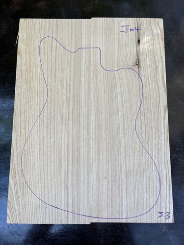 Swamp ash two piece guitar - swamp,