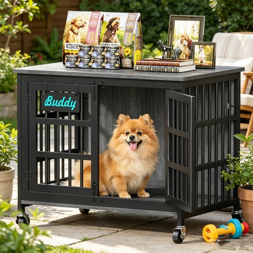 Dog crate furniture - dog,