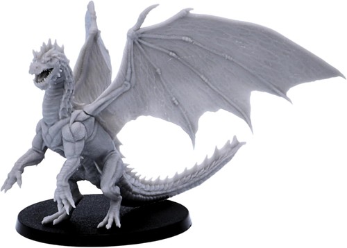 Young green dragon miniature - young,