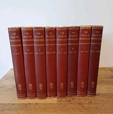 The Book Of Knowledge Encyclopaedia Volumes 1-8 Waverley