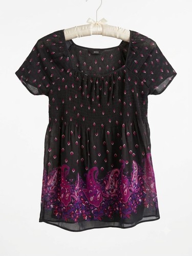 Marks spencer black paisley - marks,