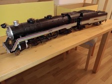 Aristo Craft G gauge 4-6-2 Pacific steam locomotive with tender