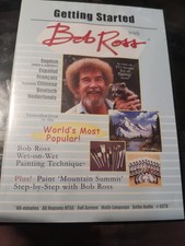 Bob Ross - Getting Started- (DVD)- with Bob Ross - Art Painting.