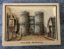 Ivorex Plaque - Arthur Osborne : West Gate Canterbury 