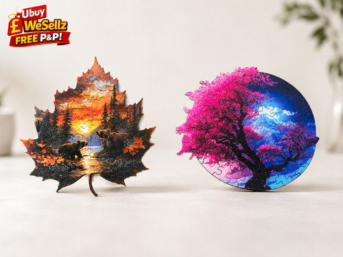 Wooden jigsaw puzzles - x,