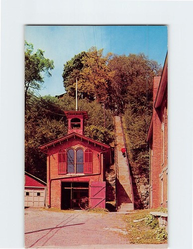 Postcard fire house - postcard,