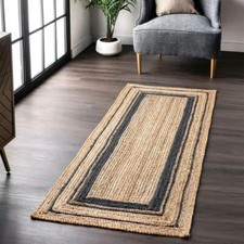 Rug 100% Natural Jute Braided