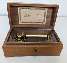 Vintage Swiss Sainte Croix Reuge Music Box CH 3/50 Working Plays 3 Classic Tunes