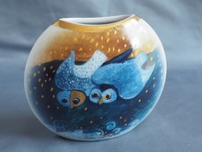 Rare Goebel R. Wachtmeister signed Purse Vase Owl Design