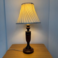 Vintage Wooden Lamp Base –