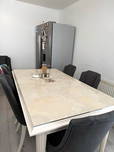 Rectangular dining table 6 - rectangular,