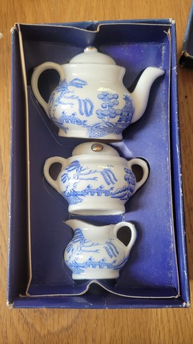 Miniature coalport style tea - style,