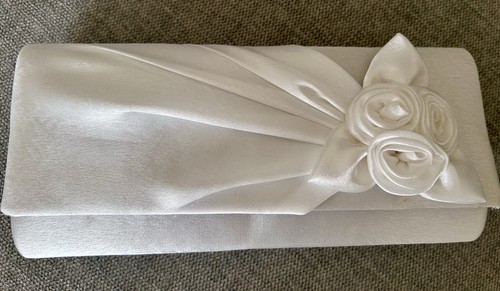 Ladies satin clutch bag with - ladies,