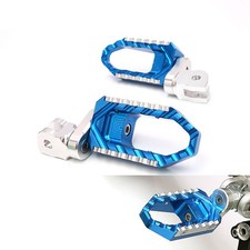 For Honda CBR600 F4i FS Sport 01-07 25mm Lower Front Foot Pegs Wide Rider Blue