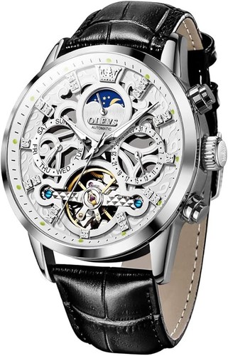 Olevs men skeleton automatic - men's,
