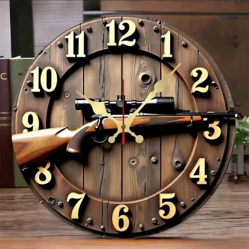 Winchester rifle wall clock - winchester,