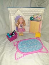 Vintage 1990s Barbie doll Play House Set Bundle -  Kelly / Shelly Toddler