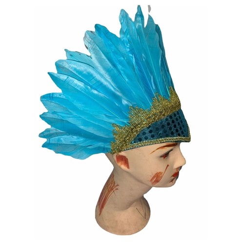 Head mounted headwear feather - headwear,