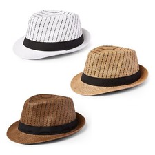 Trilby Sun Hat Straw Panama