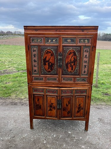 Vintage chinese cupboard - vintage,