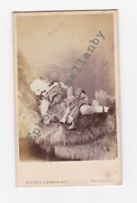 Victorian CDV Sleeping Girl Baby Possible Postmortem Death ? A Harman Peckham 